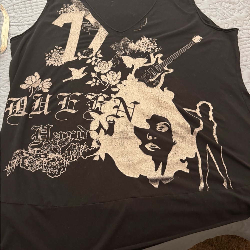 Torrid Black Cotton Blend Top - Picture 3 of 7